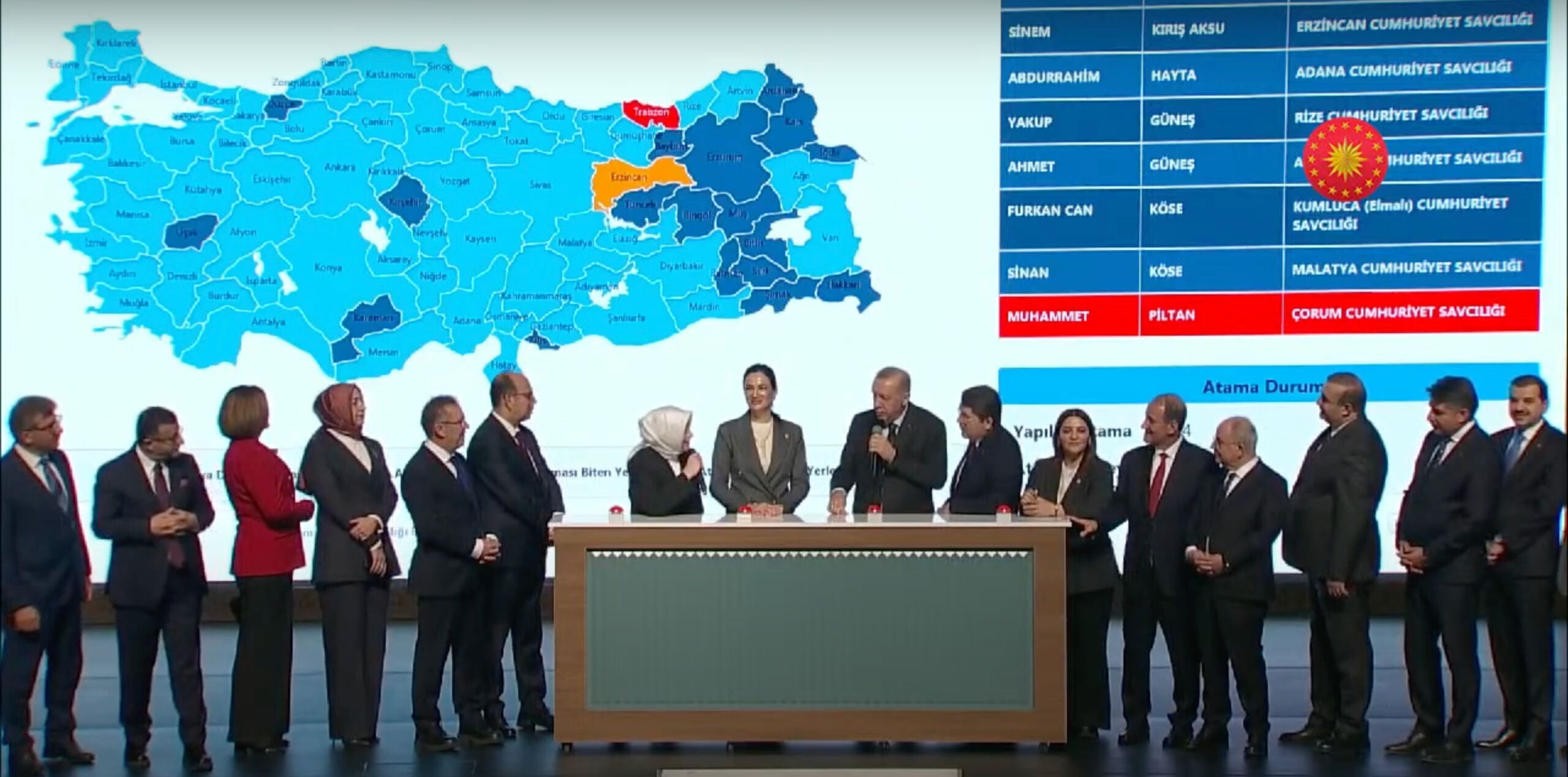 Özlem Zengin kimdir? Özlem Zengin yeğeni Arif Dağhan'ı hakim savcı kura töreninde Cumhurbaşkanı Erdoğan ile tanıştırdı! - 3. Resim