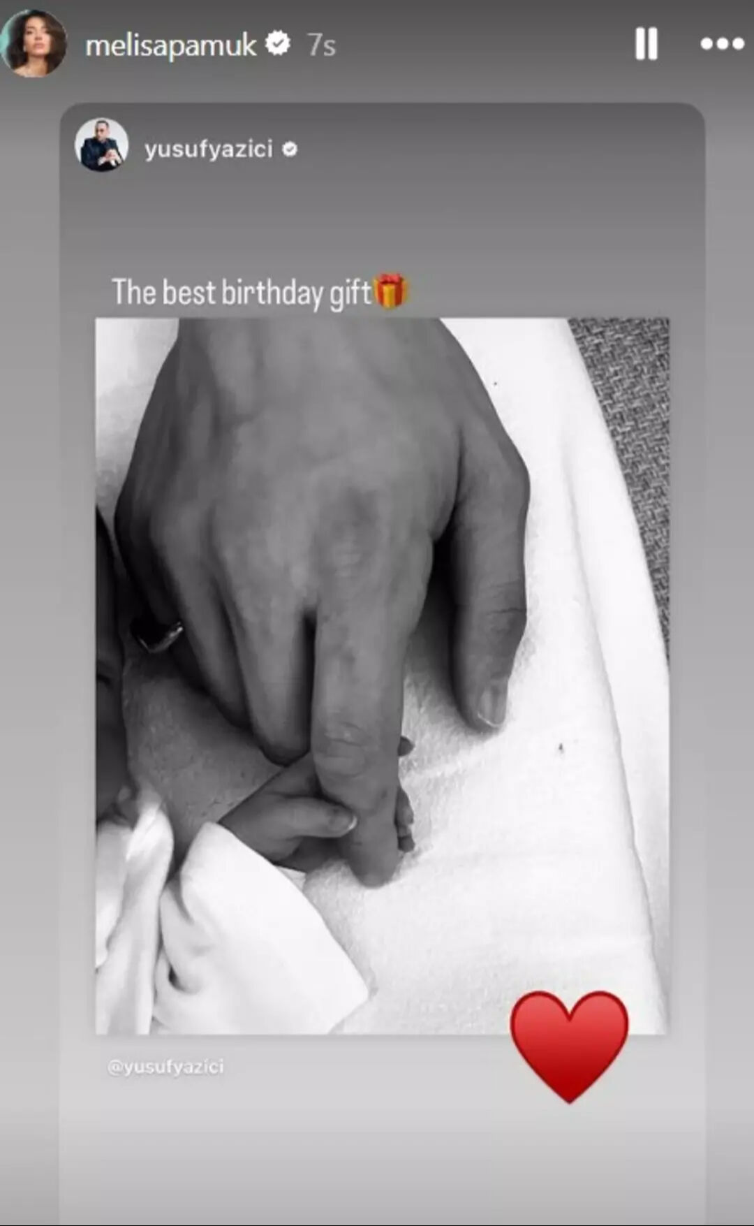 Ünlü oyuncu Melisa Aslı Pamuk anne oldu! Güzel haberi Yusuf Yazıcı duyurdu Ünlü oyuncu Melisa Aslı Pamuk anne oldu! Güzel haberi Yusuf Yazıcı duyurdu - 2. Resim