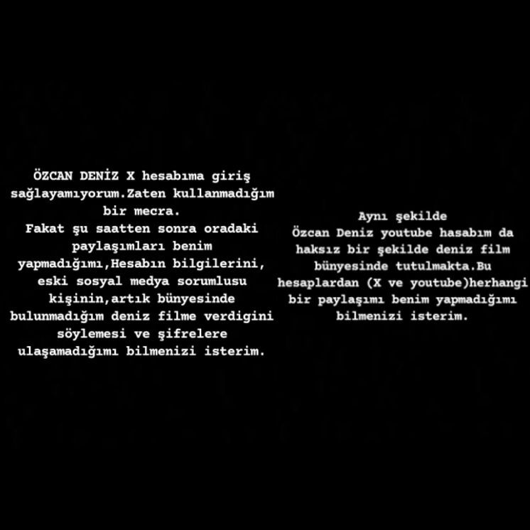 Ünlü şarkıcı Özcan Deniz'den olay açıklama! Hesaplarının elinden alındığını duyurdu Ünlü şarkıcı Özcan Deniz'den olay açıklama! Hesaplarının elinden alındığını duyurdu - 4. Resim