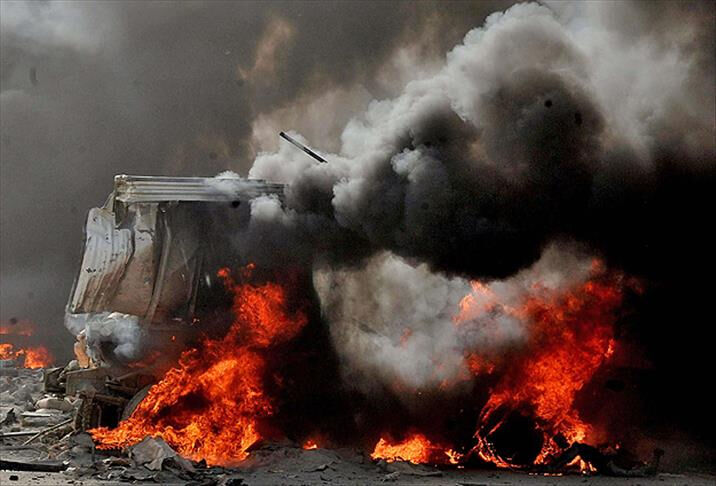 Suriye'de kanlı saldırı! Oklar terör örgütü PKK/YPG'yi gösteriyor - 1. Resim