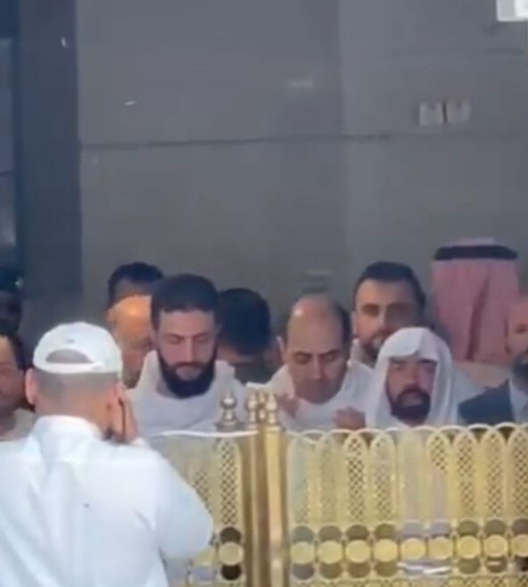 Suriye lideri Ahmed Şara Kabe'de! Eşiyle birlikte umre ibadetini yaptı - 2. Resim