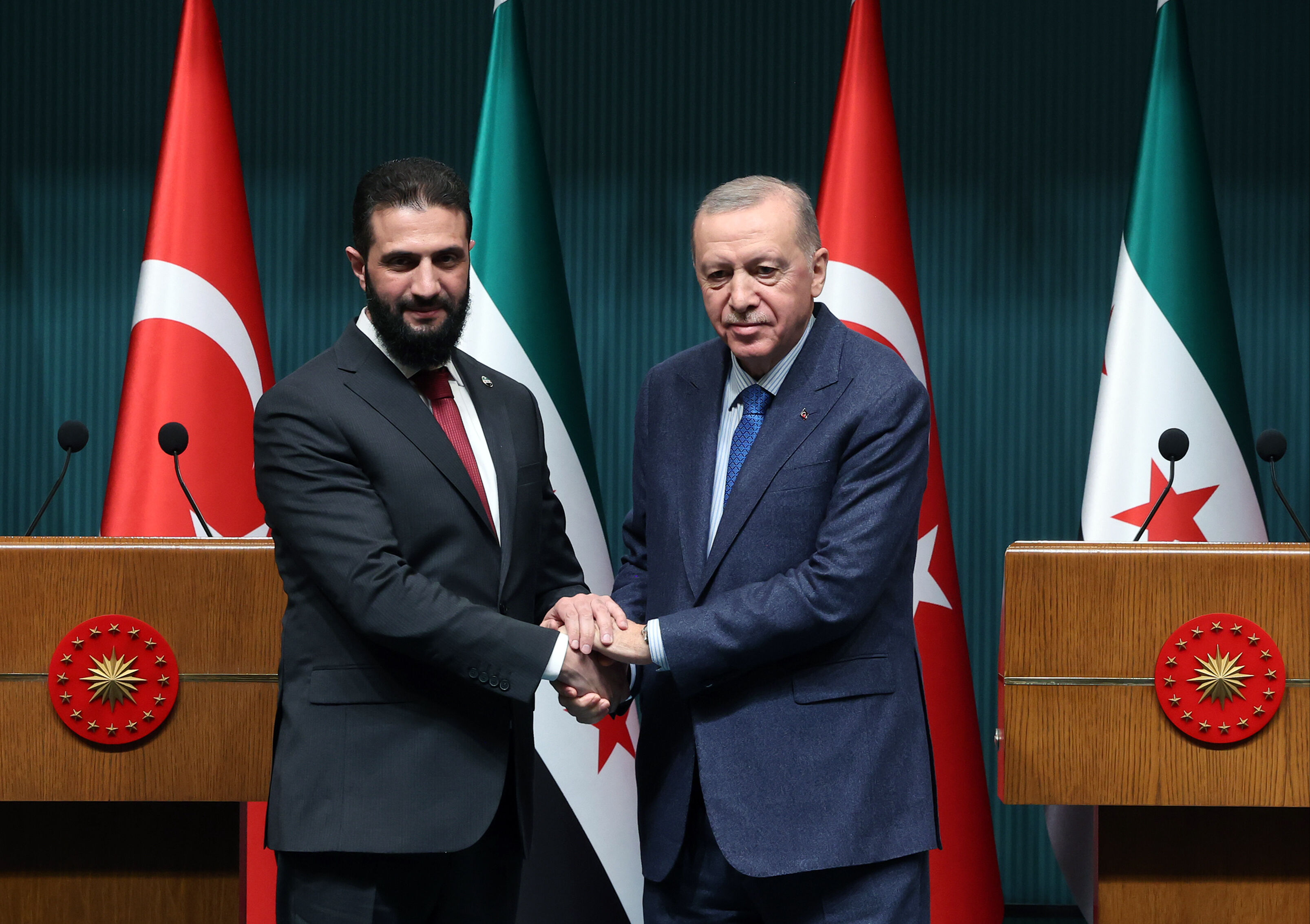 Erdoğan'dan Şara ile fikir birliği mesajı! Suriye'de terörün kökü kazınacak - 3. Resim