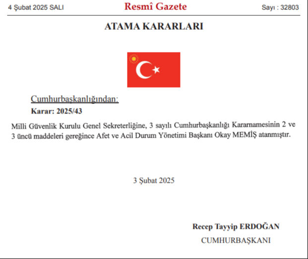 Okay Memiş kimdir? AFAD Başkanı MGK Genel Sekreterliğine atandı Okay Memiş kimdir? AFAD Başkanı MGK Genel Sekreterliğine atandı - 3. Resim