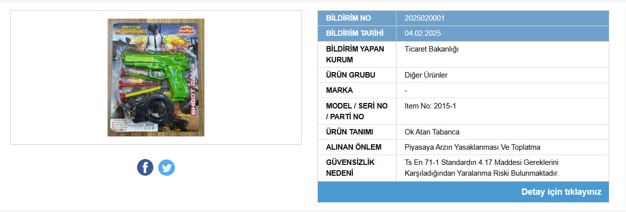 Bakanlık yasakladı! 4 çocuk ürünü piyasadan toplatılıyor - 1. Resim