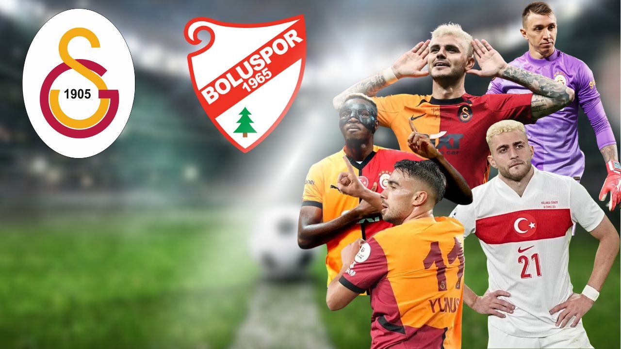 Galatasaray-Boluspor maçında hangi futbolcular oynamayacak? Kamp kadrosunda 7 kişi eksik!