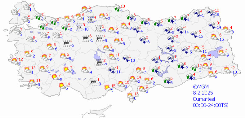 Meteoroloji, AKOM ve İSKİ peş peşe uyardı: Kar kalınlığı 20 cm'ye ulaşacak, sıcaklık daha da d&uuml;şecek - 4. Resim