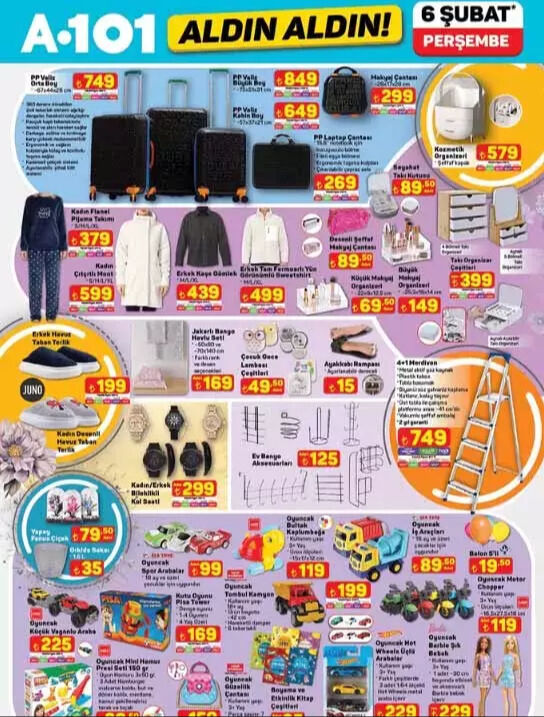 A101'e bugün hangi ürünler geliyor? A101 6 şubat 2025 kataloğu A101'e bugün hangi ürünler geliyor? A101 Aktüel yeni ürünler kataloğu - 7. Resim