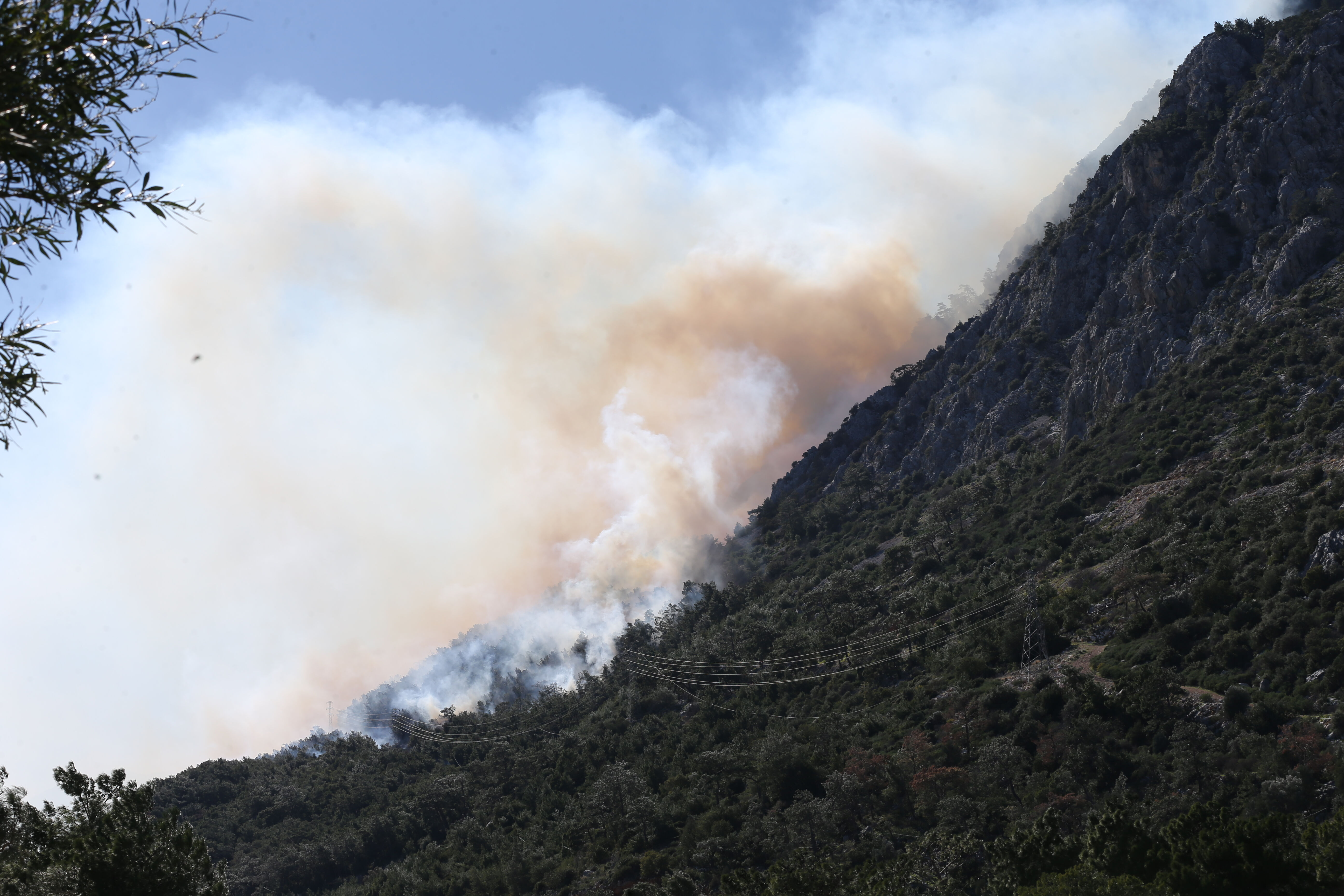 Antalya'da ormanlık alanda yangın! Alevler kısa sürede yayıldı Antalya'da ormanlık alanda yangın! Alevler kısa sürede yayıldı - 1. Resim