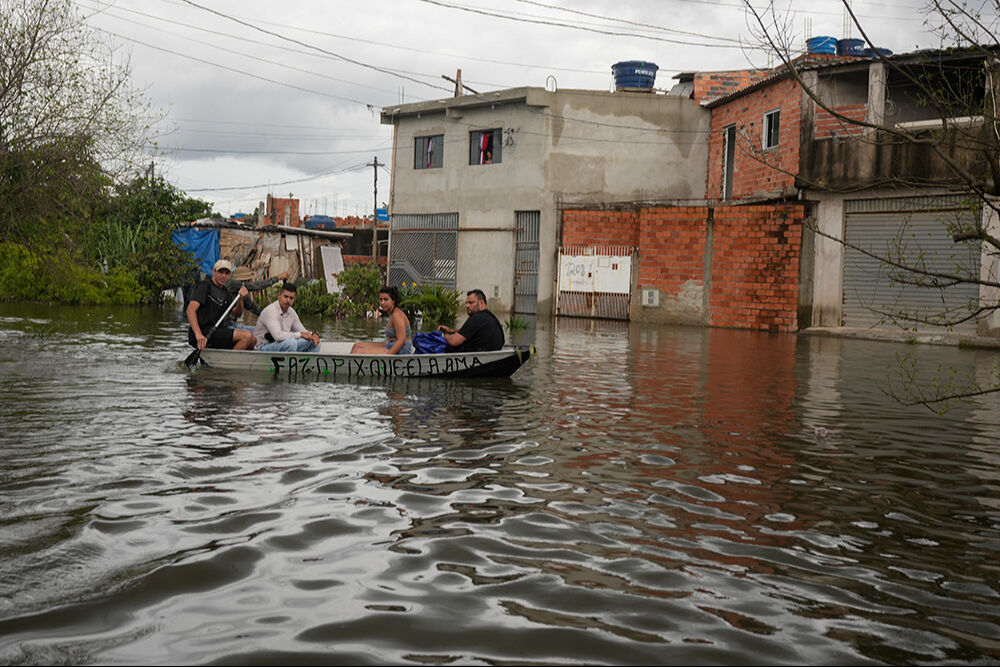 Brezilya'yı sel vurdu! 90 aile tahliye edildi, çok sayıda ölü var - 5. Resim