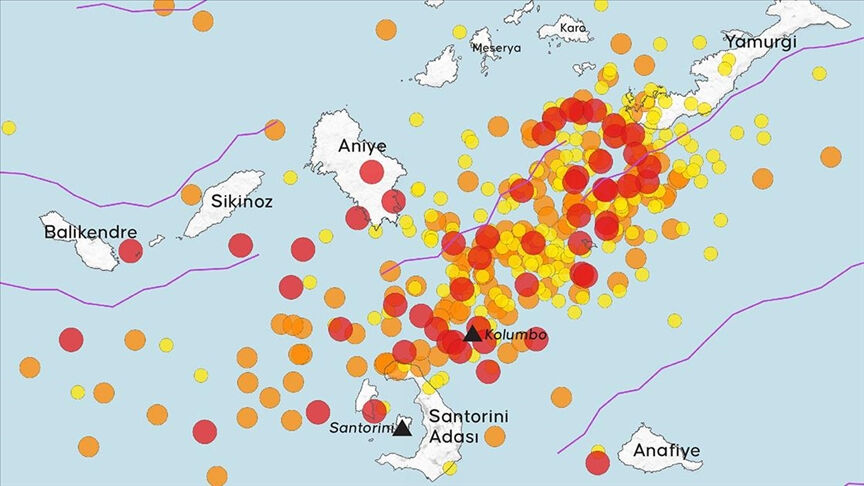 AFAD'da Ege Denizi'ndeki depremler ve Santorini'deki sismik hareketlilik toplantısı! İşte alınan önlemler - 1. Resim