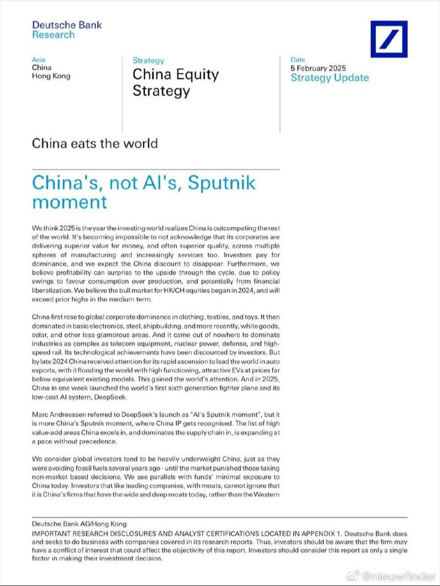 Deutsche Bank'tan küresel çapta uyarı: Çin diğer ülkeleri geride bırakacak Deutsche Bank'tan küresel çapta uyarı: Çin diğer ülkeleri geride bırakacak - 3. Resim