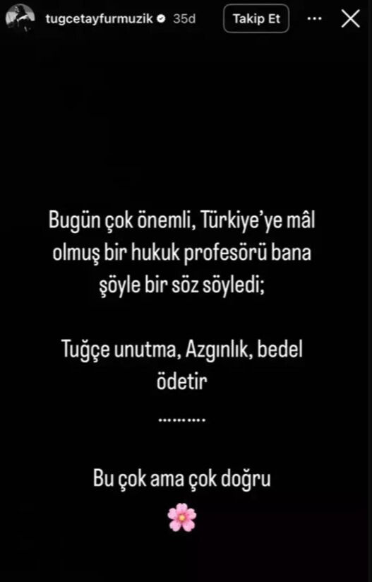 Ferdi Tayfur'un vasiyeti açıklanmıştı! Kızı Tuğçe Tayfur'dan bomba paylaşım: Azgınlık bedel ödetir Ferdi Tayfur'un vasiyeti açıklanmıştı! Kızı Tuğçe Tayfur'dan bomba paylaşım: Azgınlık bedel ödetir - 3. Resim