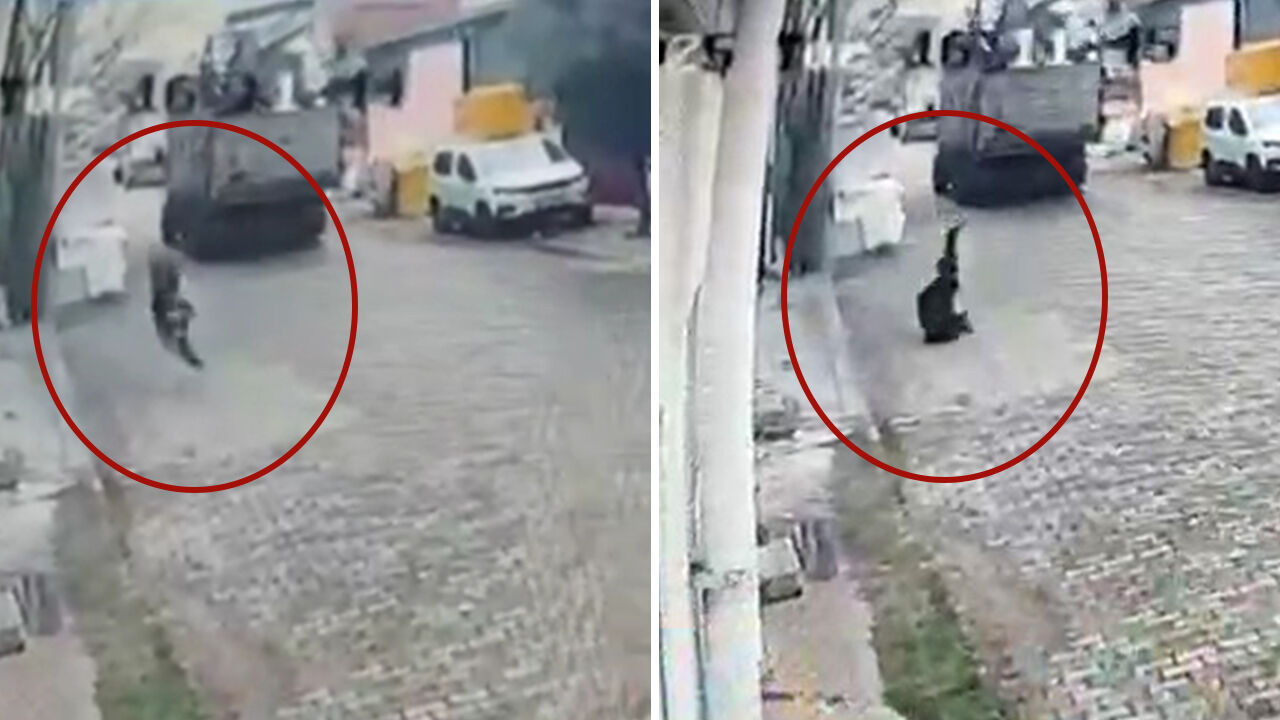 Aydın'da akılalmaz kaza! Yolda yürürken birden hastanelik oldu - 1. Resim