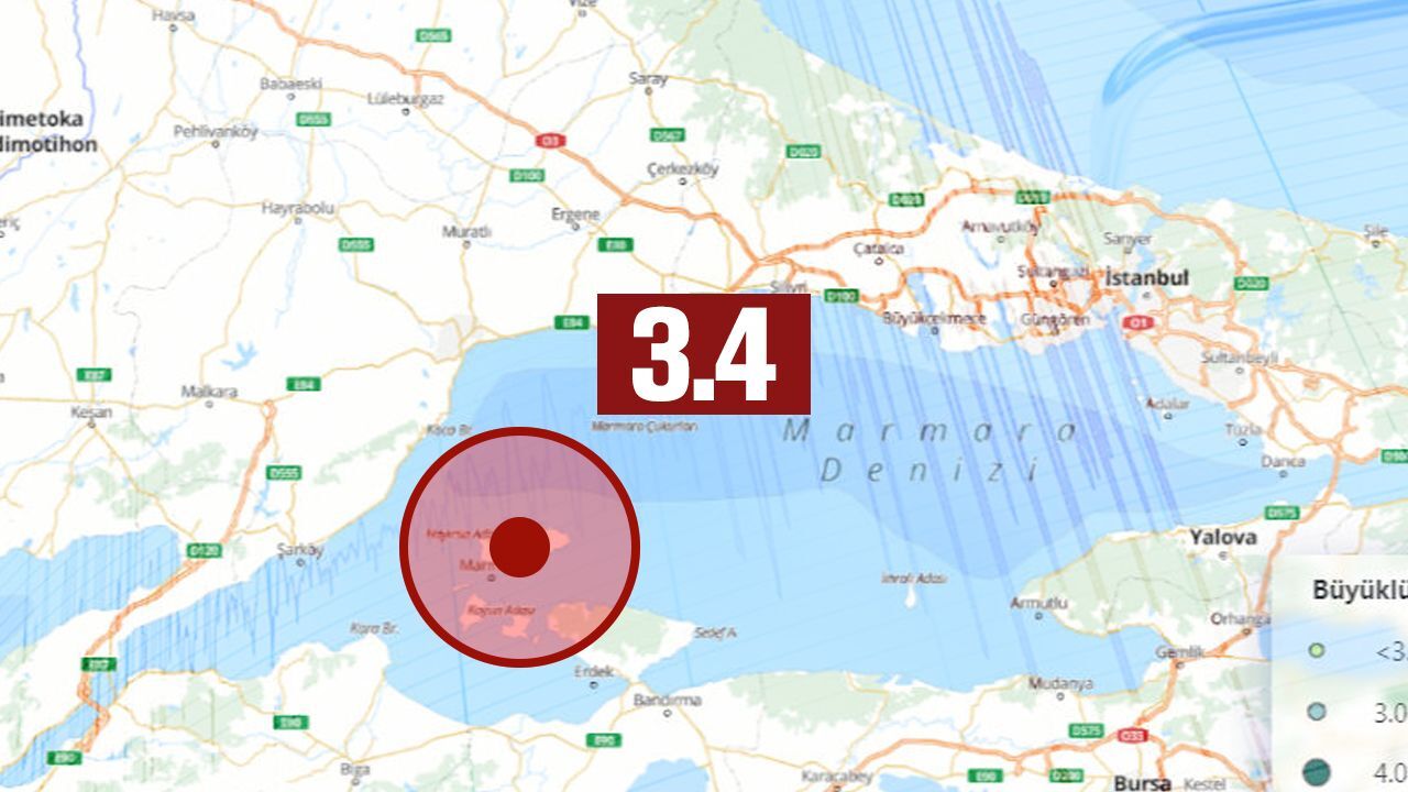 Marmara&#039;da korkutan deprem! AFAD ilk verileri açıkladı