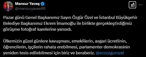 İmamoğlu'na karşı ön seçimde 'yokum' demişti! Mansur Yavaş 3'lü zirve için sessizliğini bozdu İmamoğlu'na karşı ön seçimde 'yokum' demişti! Mansur Yavaş 3'lü zirve için sessizliğini bozdu - 1. Resim