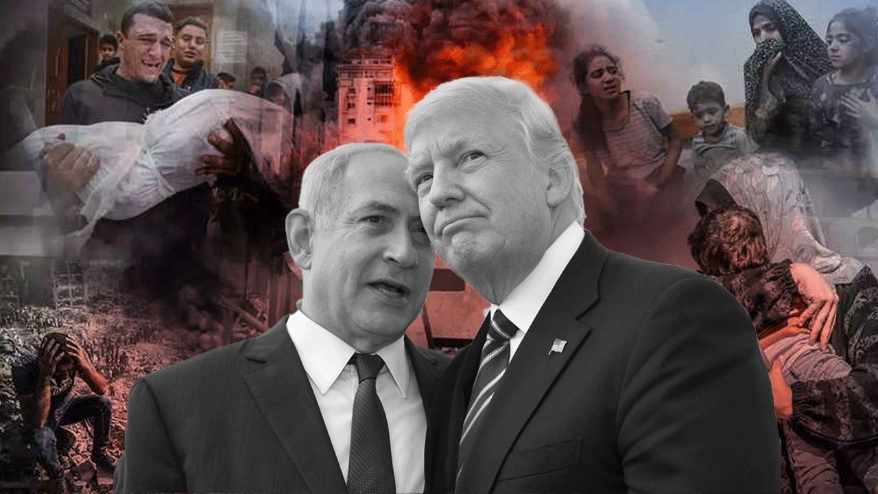 Netanyahu ve Trump&#039;tan Gazze&#039;de soykırım tehdidi! Cumartesi gününü işaret ettiler