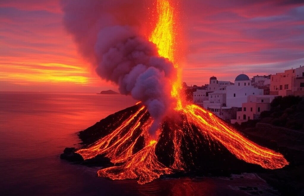 Santorini Yanardağı patlarsa ne olur? Akademisyenlerden ürküten açıklamalar Santorini Yanardağı patlarsa ne olur? Akademisyenlerden ürküten açıklamalar - 1. Resim