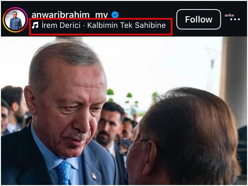 Malezya Başbakanı’nın Cumhurbaşkanı Erdoğan'la paylaştığı fotoğraflara koyduğu müzik çok konuşulmuştu! İrem Derici’den yorum gecikmedi - 1. Resim