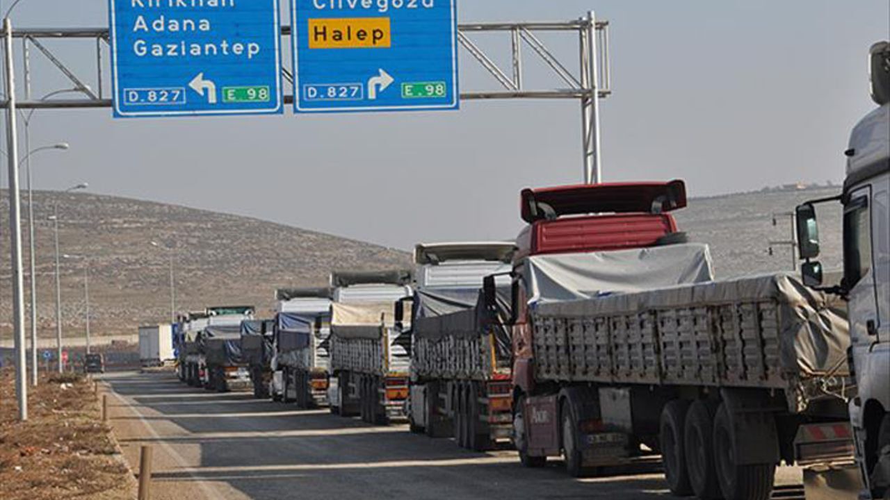 Suriye ile ticaret engeli kalktı, kapılar tırlarımıza açıldı