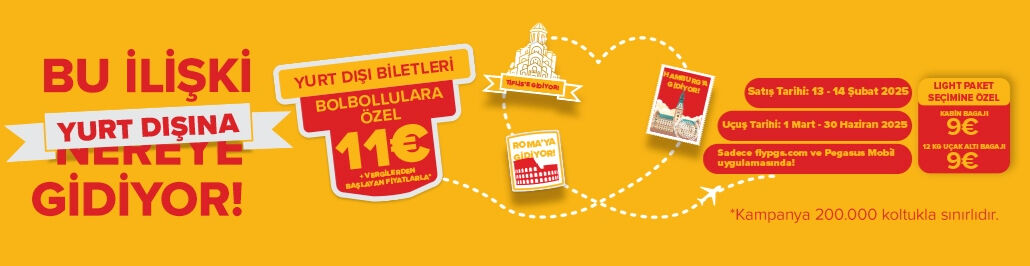 Pegasus ucuz yurt dışı bilet kampanyası! Pegasus kampanya şartları neler? - 1. Resim