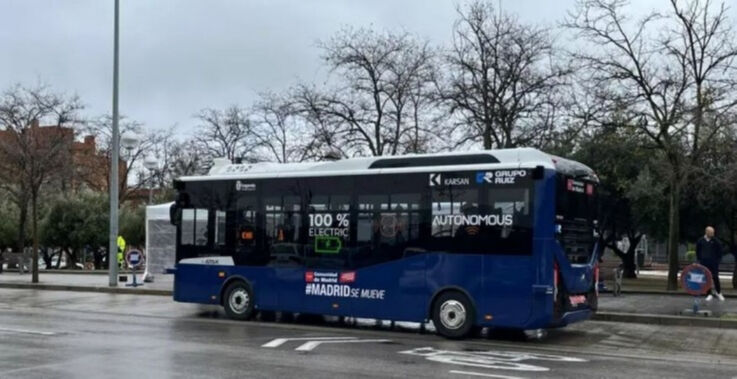 Madrid caddelerinde “Sürücüsüz” Karsan’a büyük ilgi! - 1. Resim