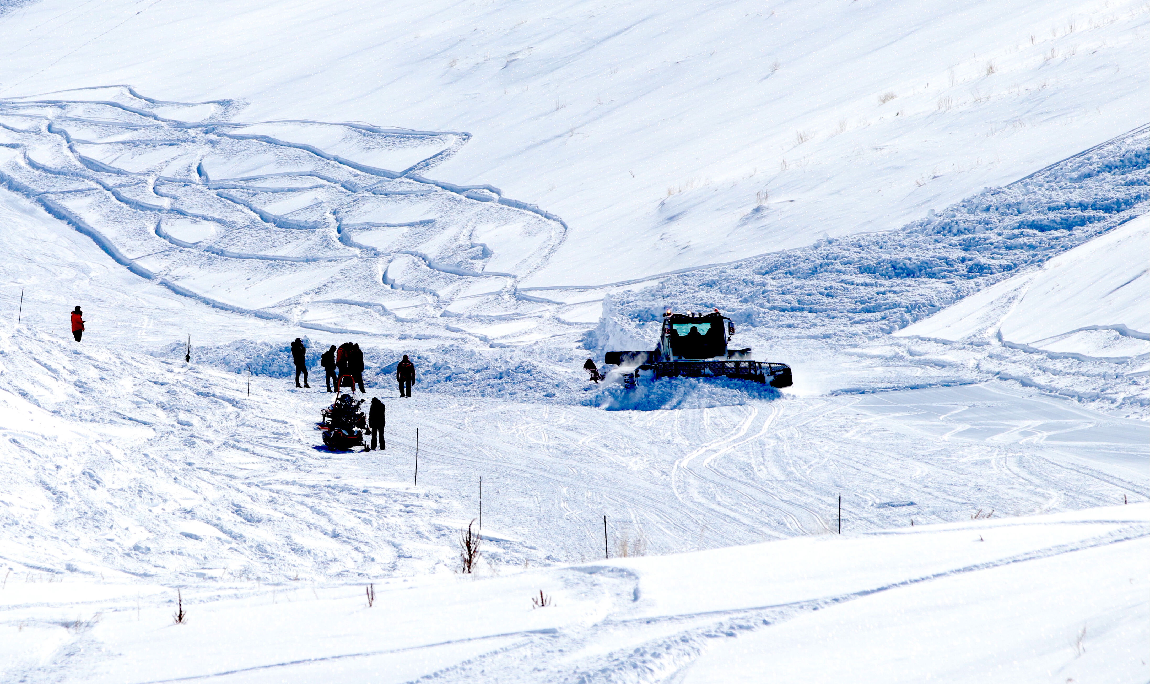 Palandöken'de kayak pistine çığ düştü! O anlar kamerada Palandöken'de kayak pistine çığ düştü! O anlar kamerada - 2. Resim