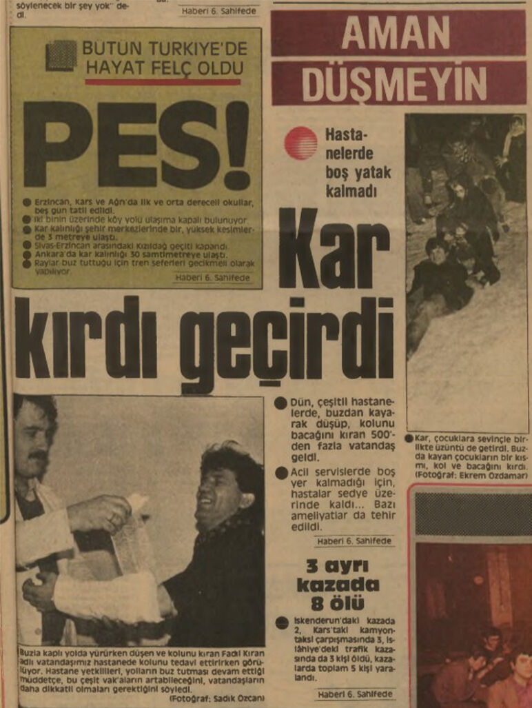 BİR ZAMANLAR TÜRKİYE — Aman düşmeyin, hastanelerde yer kalmadı! - 1. Resim