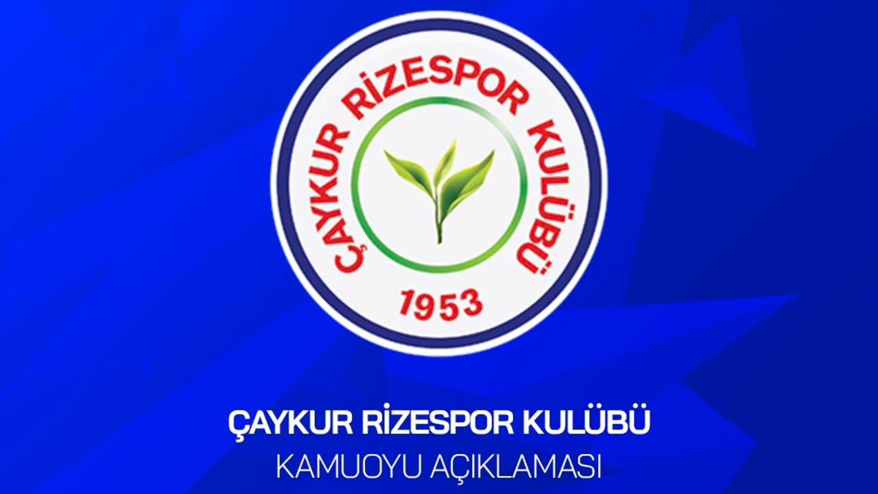 Çaykur Rizespor&#039;dan Galatasaray iddialarına flaş cevap!