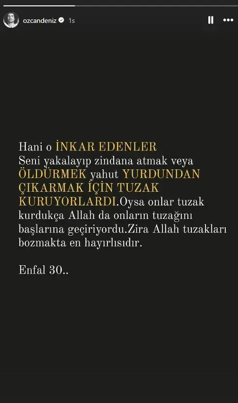 Özcan Deniz'den kötü haber! Hastaneye kaldırıldı! Eşinin paylaşımı korkuttu: 