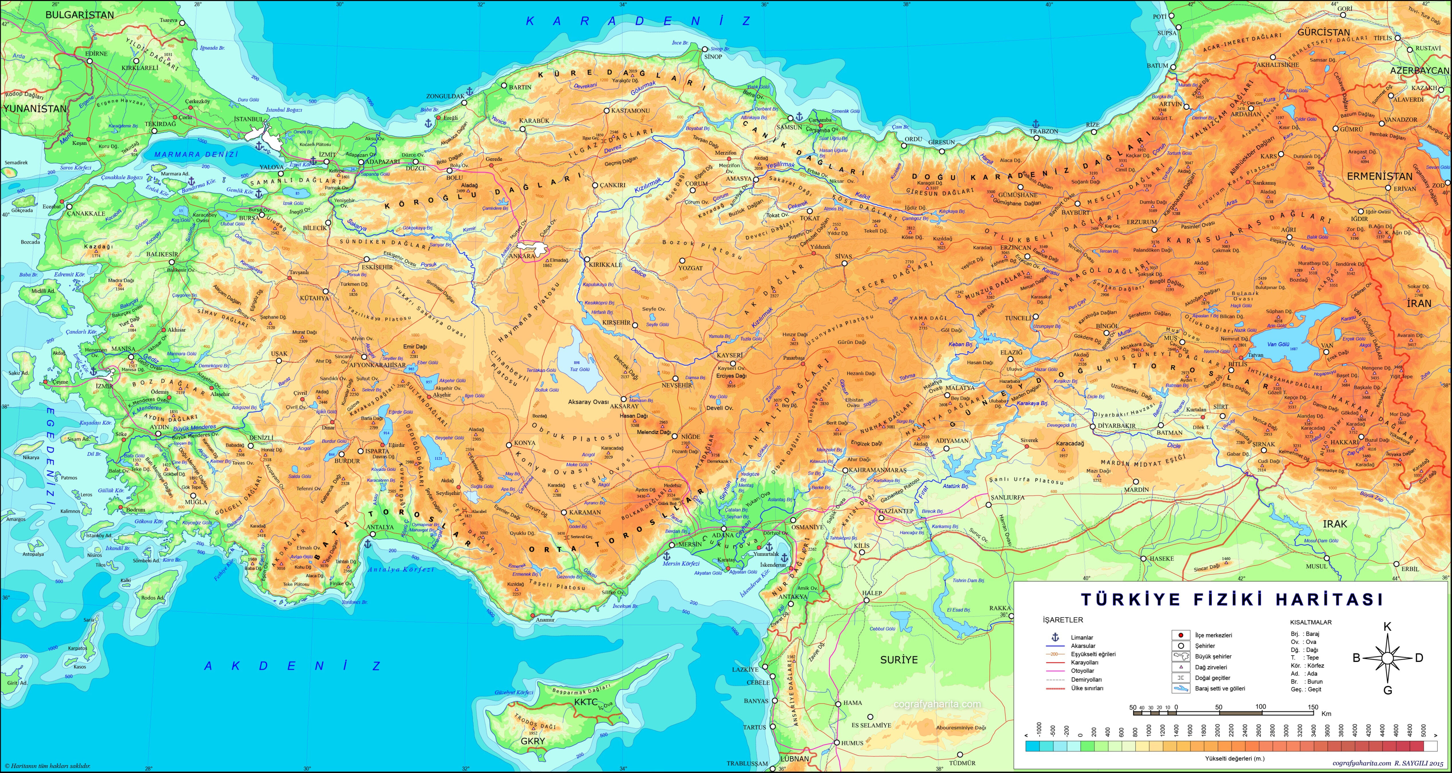 Fiziki Harita Renkleri 3 Renklendirme Y ntemi Ile izilen Bir Fiziki Harita Renkleri 3 Renklendirme Y ntemi Ile izilen Bir