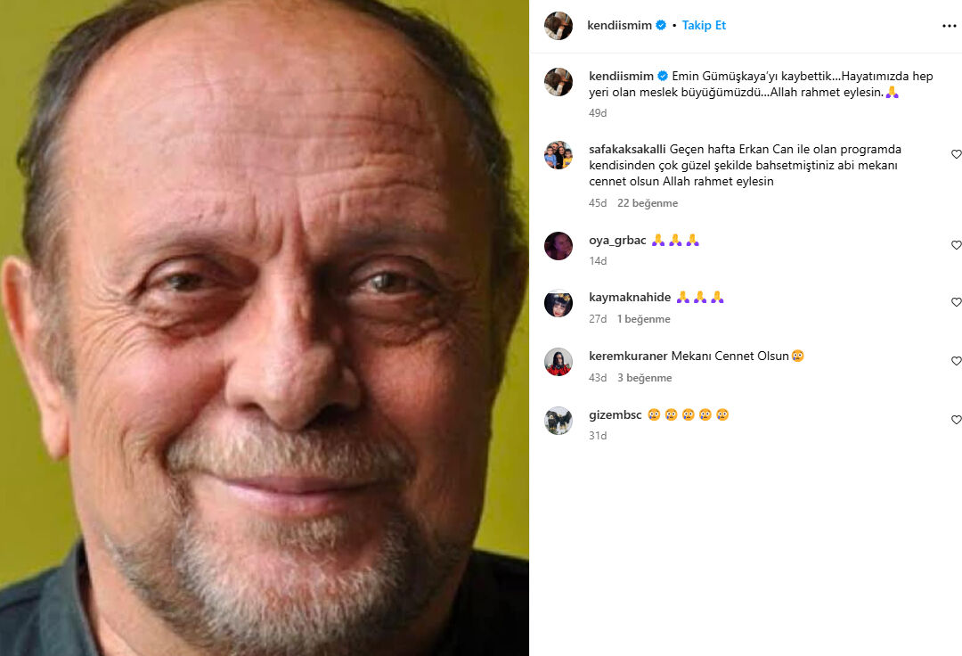 Usta oyuncu Muhammed Emin Gümüşkaya hayatını kaybetti - 3. Resim