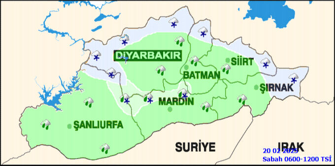 Diyarbakır'da ne zaman kar yağacak? Meteoroloji kar yağışı için tahminlerini açıkladı - 1. Resim