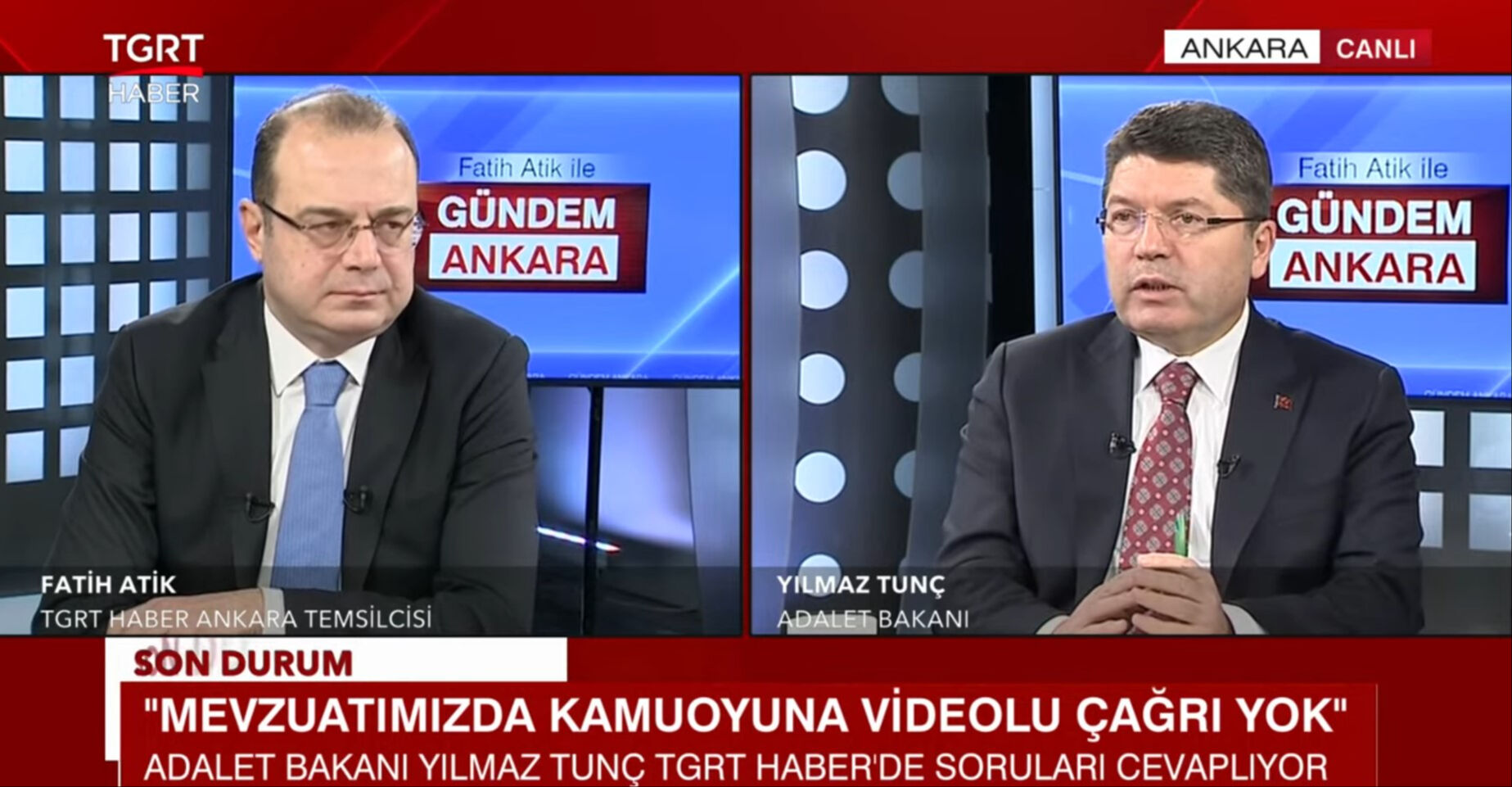 Öcalan'ın çağrısı videolu mu olacak? Bakan Tunç merak edilen soruyu cevapladı Öcalan'ın çağrısı videolu mu olacak? Bakan Tunç merak edilen soruyu cevapladı - 1. Resim