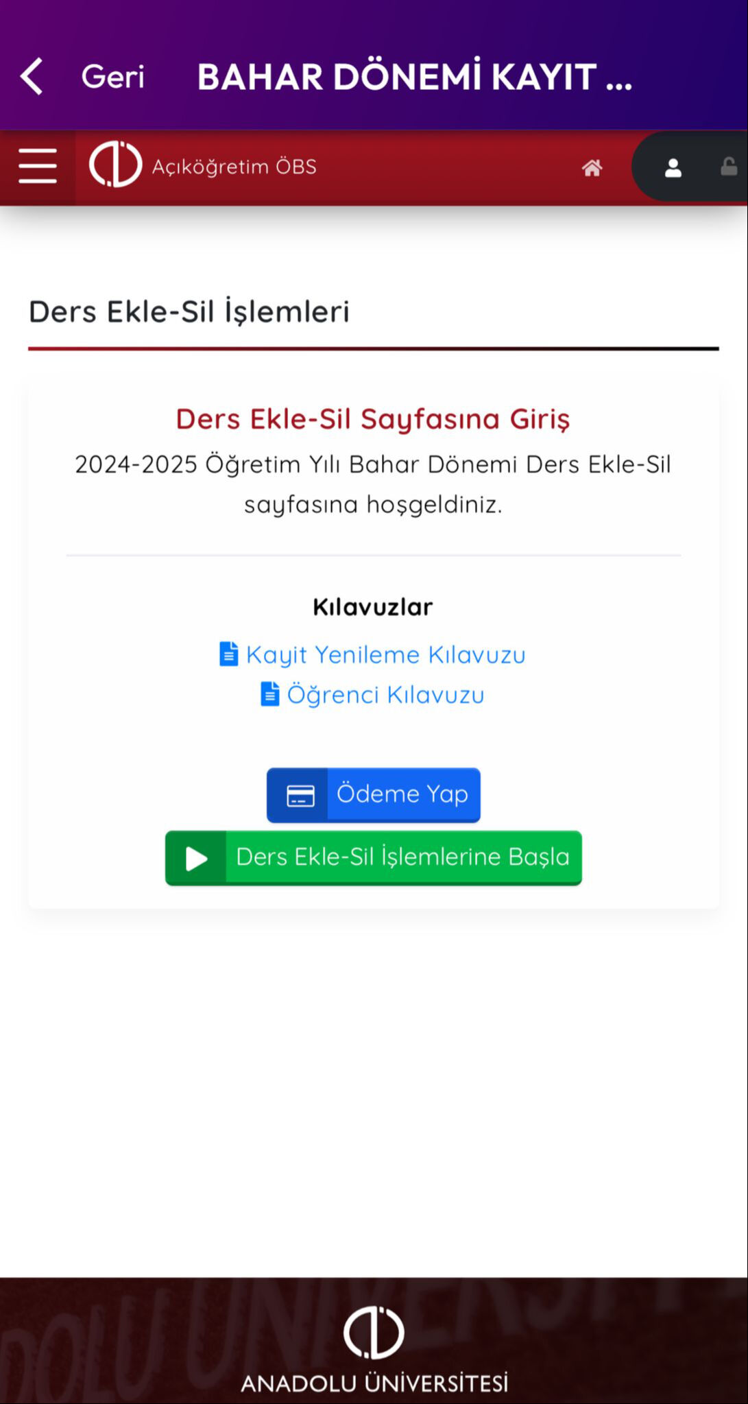 Anadolu Üniversitesi kayıt yenileme bitti mi, ne zaman bitecek? AÖF kayıt yenilemede son saatler Anadolu Üniversitesi kayıt yenileme bitti mi, ne zaman bitecek? AÖF kayıt yenilemede son saatler - 1. Resim