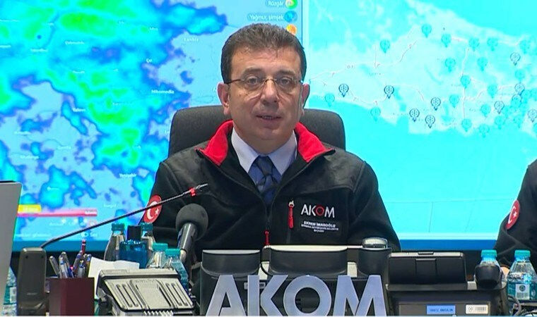 Kar şiddetini artıracak! İmamoğlu AKOM'da üstüne basa basa uyardı: Bugün ve yarına dikkat Kar şiddetini artıracak! İmamoğlu AKOM'da üstüne basa basa uyardı: Bugün ve yarına dikkat - 1. Resim