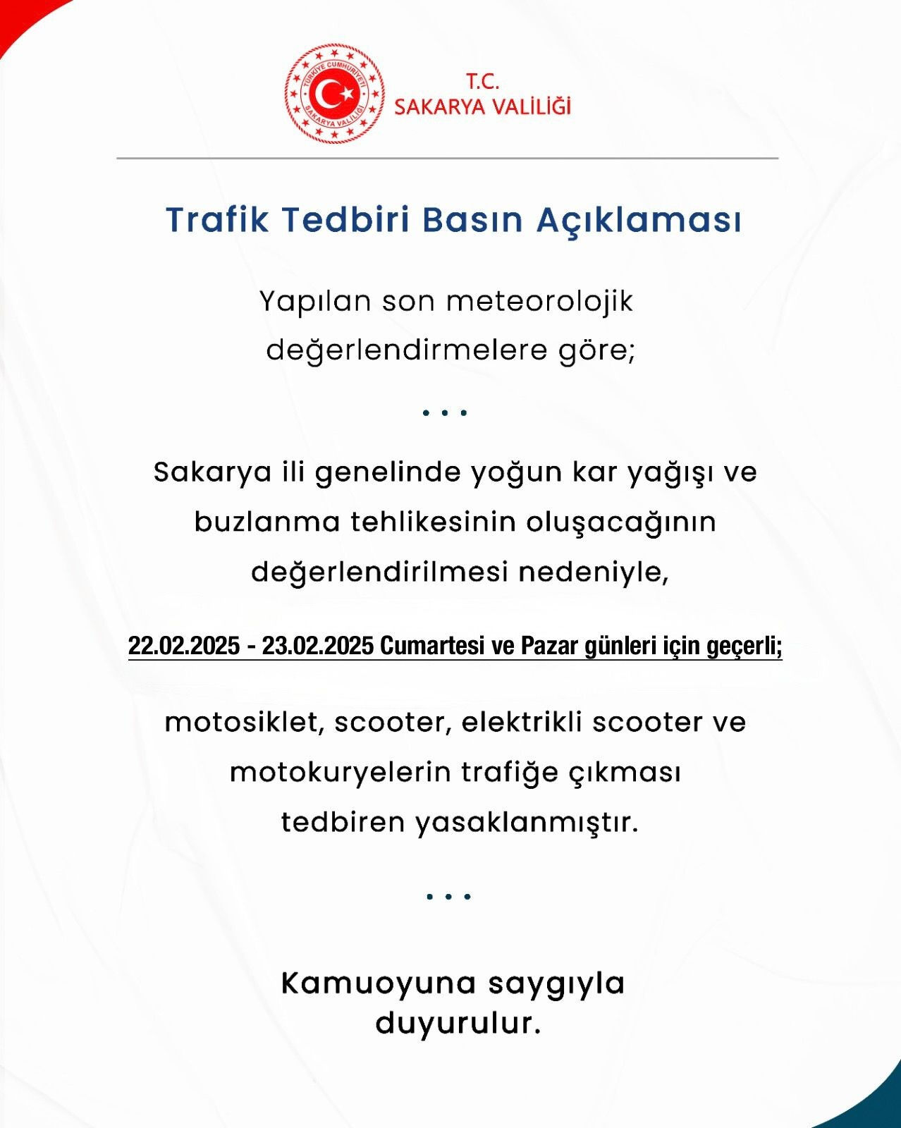 Motokuryelere trafiğe çıkma yasağı geldi Motokuryelere trafiğe çıkma yasağı geldi - 1. Resim