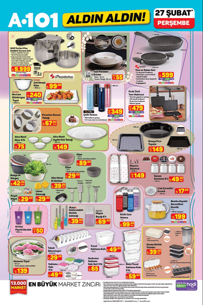 A101 27 Şubat aktüel kataloğu yayında! A101’e bu hafta ne geliyor? A101 27 Şubat aktüel kataloğu yayında! A101’e bu hafta ne geliyor? - 4. Resim