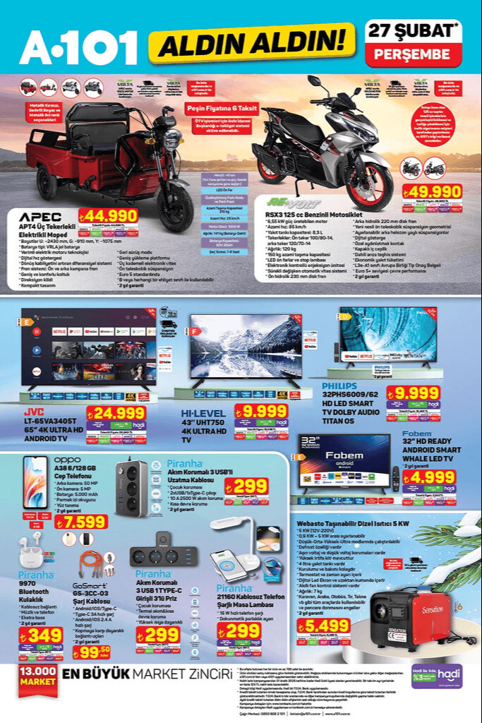 A101 27 Şubat aktüel kataloğu yayında! A101’e bu hafta ne geliyor? A101 27 Şubat aktüel kataloğu yayında! A101’e bu hafta ne geliyor? - 2. Resim