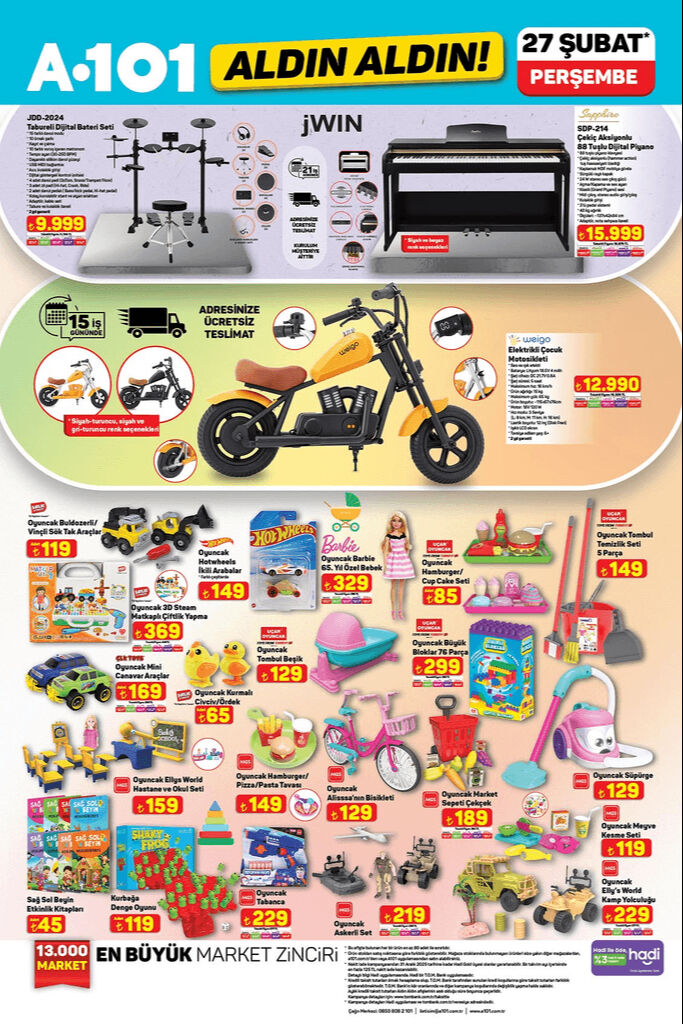 A101 27 Şubat aktüel kataloğu yayında! A101’e bu hafta ne geliyor? A101 27 Şubat aktüel kataloğu yayında! A101’e bu hafta ne geliyor? - 5. Resim