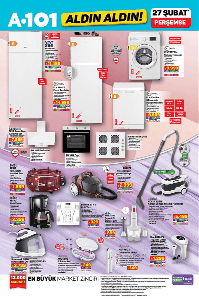 A101 27 Şubat aktüel kataloğu yayında! A101’e bu hafta ne geliyor? A101 27 Şubat aktüel kataloğu yayında! A101’e bu hafta ne geliyor? - 1. Resim