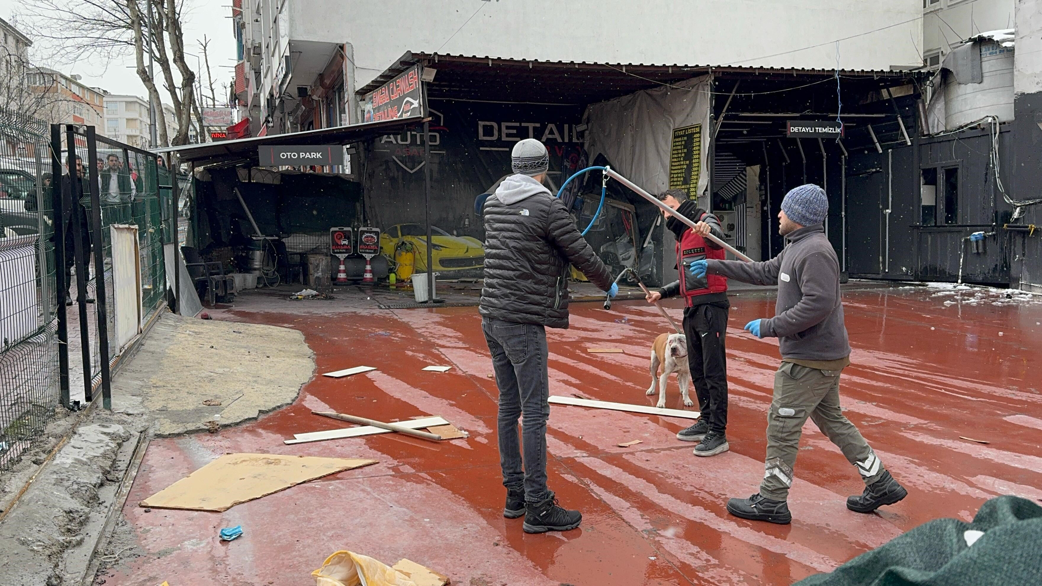 Esenyurt'ta pitbull dehşeti! Hem sahibine hem de arkadaşına saldırdılar - 1. Resim