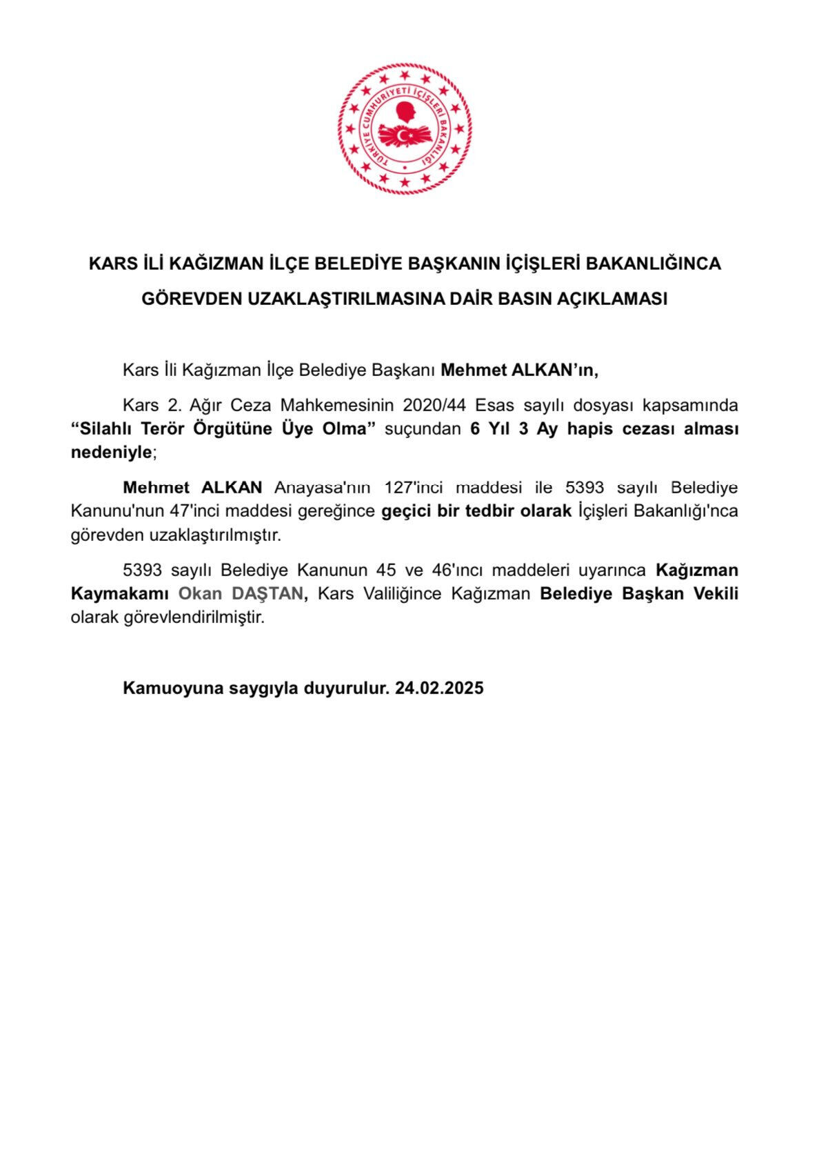 Mehmet Alkan kimdir, hangi parti? Kars Kağızman Belediye Başkanı - 2. Resim