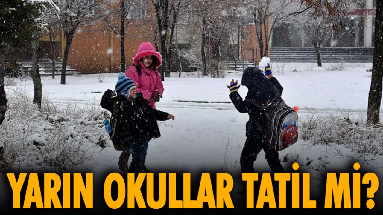 26 şubat okullar tatil mi? Son dakika kar tatili haberi