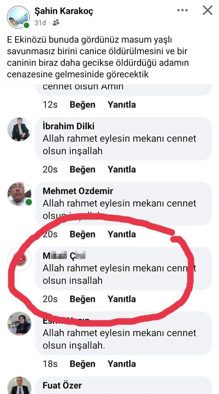 Bu kadarı da pes dedirtti! Öldürdüğü kişi için taziye mesajı yayınladı - 3. Resim