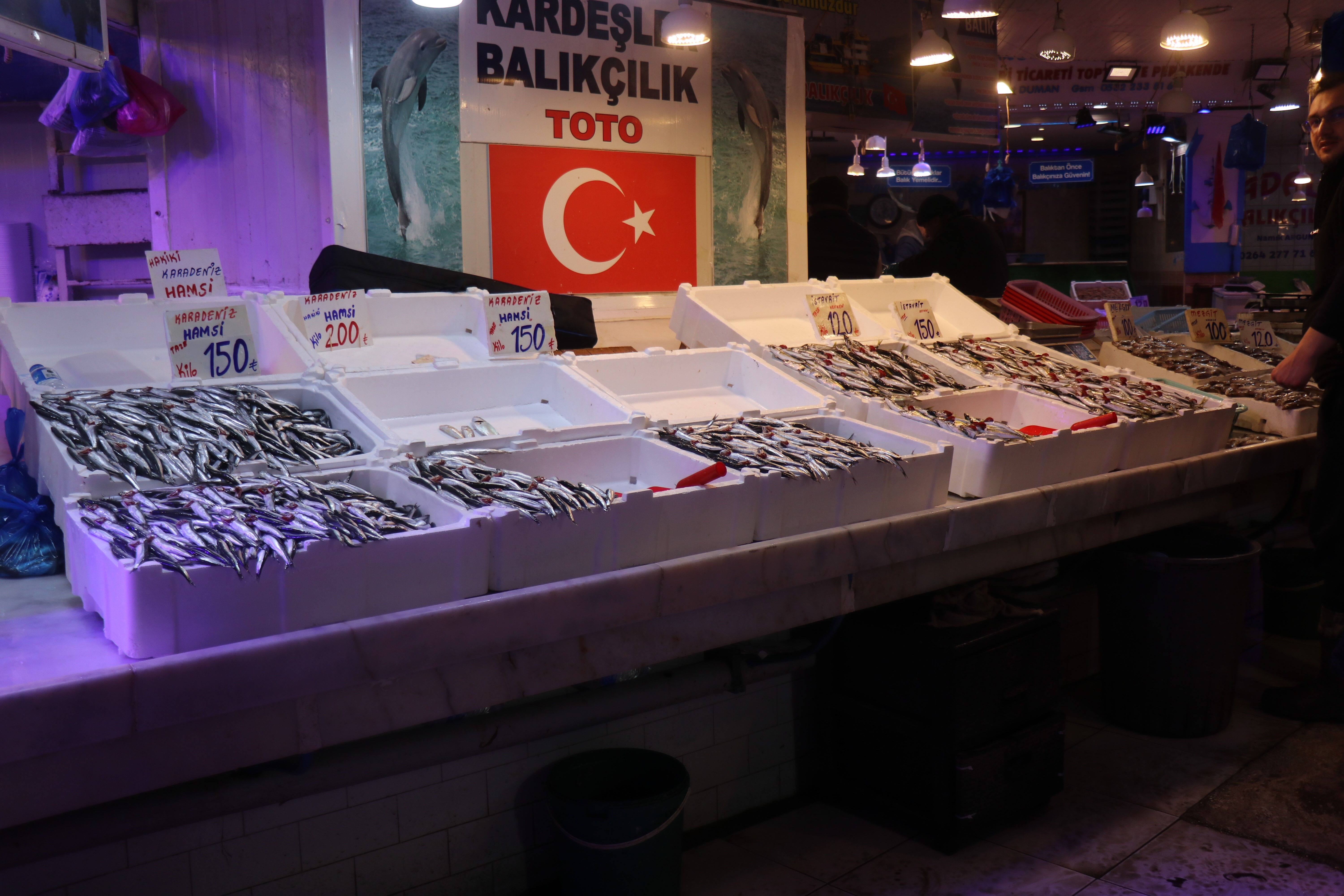 Hava şartları normale döndü, tezgahlar şenlendi! Balık fiyatlarında büyük düşüş Hava şartları normale döndü, tezgahlar şenlendi! Balık fiyatlarında büyük düşüş - 1. Resim