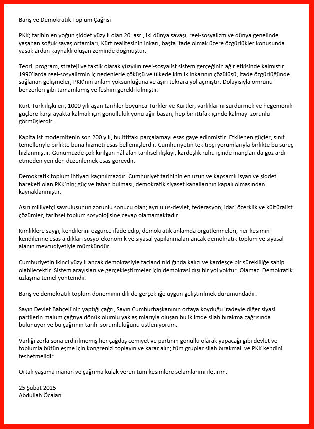 Terörist başı Öcalan'ın çağrısı sonrası kritik gelişme: CHP MYK olağanüstü toplanıyor! - 1. Resim