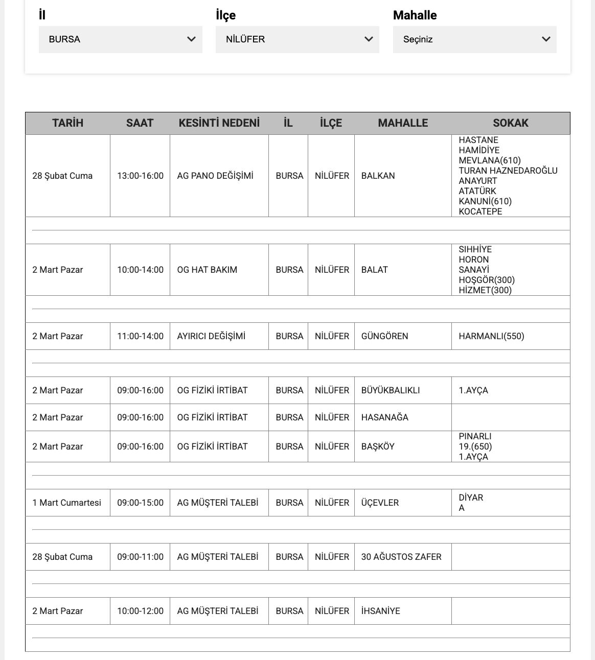 Bursa'da elektrikler ne zaman gelecek? Bursa'da elektrik kesintisi yaşanacak iller belli oldu - 15. Resim