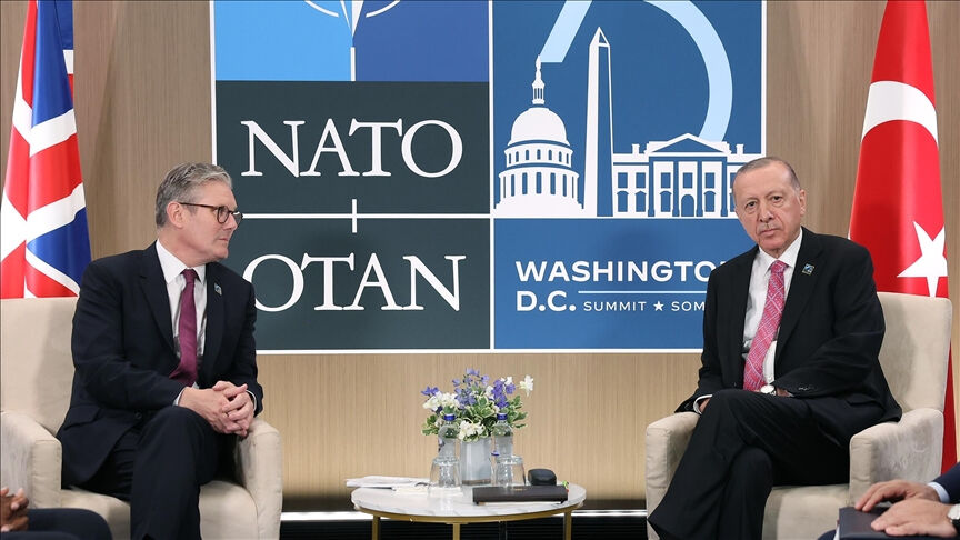 Cumhurbaşkanı Erdoğan, İngiliz lider Starmer ile görüştü! Ukrayna-Rusya barışı için destek vurgusu Cumhurbaşkanı Erdoğan, İngiliz lider Starmer ile görüştü! Ukrayna-Rusya barışı için destek vurgusu - 1. Resim