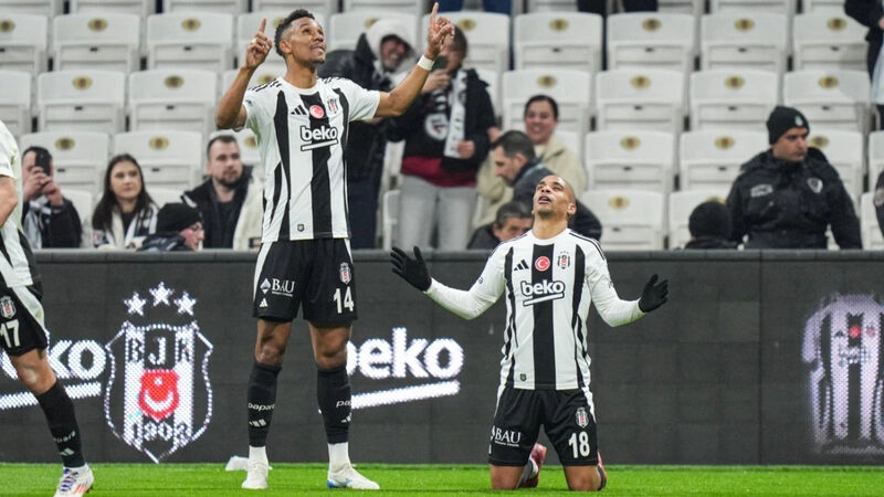 Dolmabahçe'de kazanan Beşiktaş! Kazanma serisi devam ediyor - 1. Resim