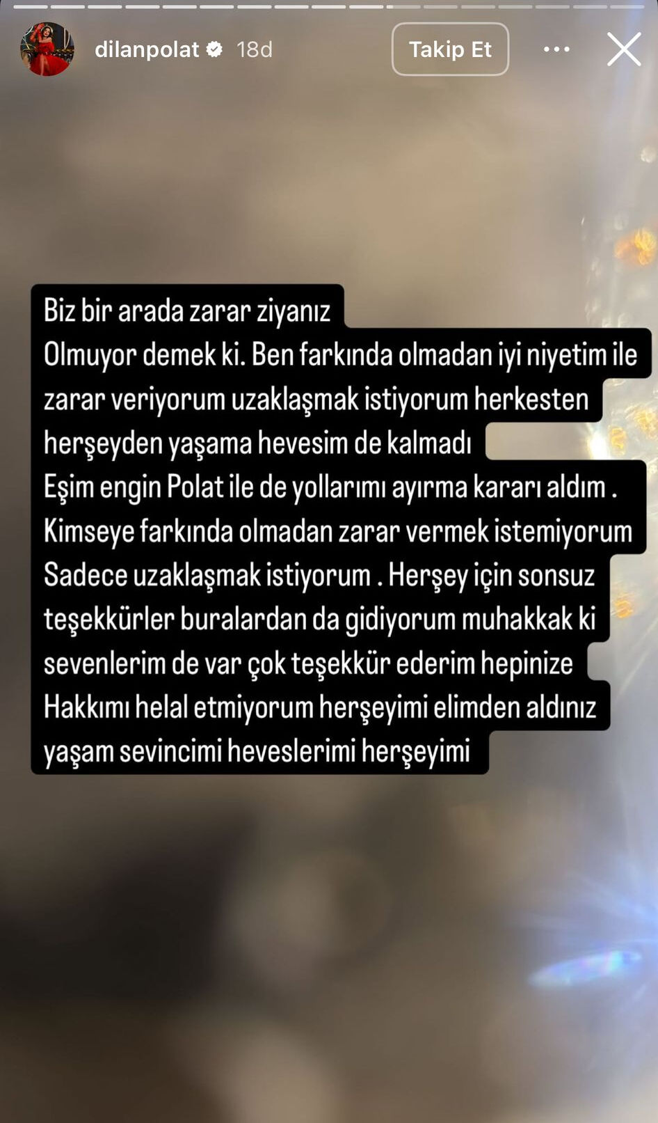 Dilan Polat ve Engin Polat boşanıyor mu? Açıklama yaptı - 1. Resim